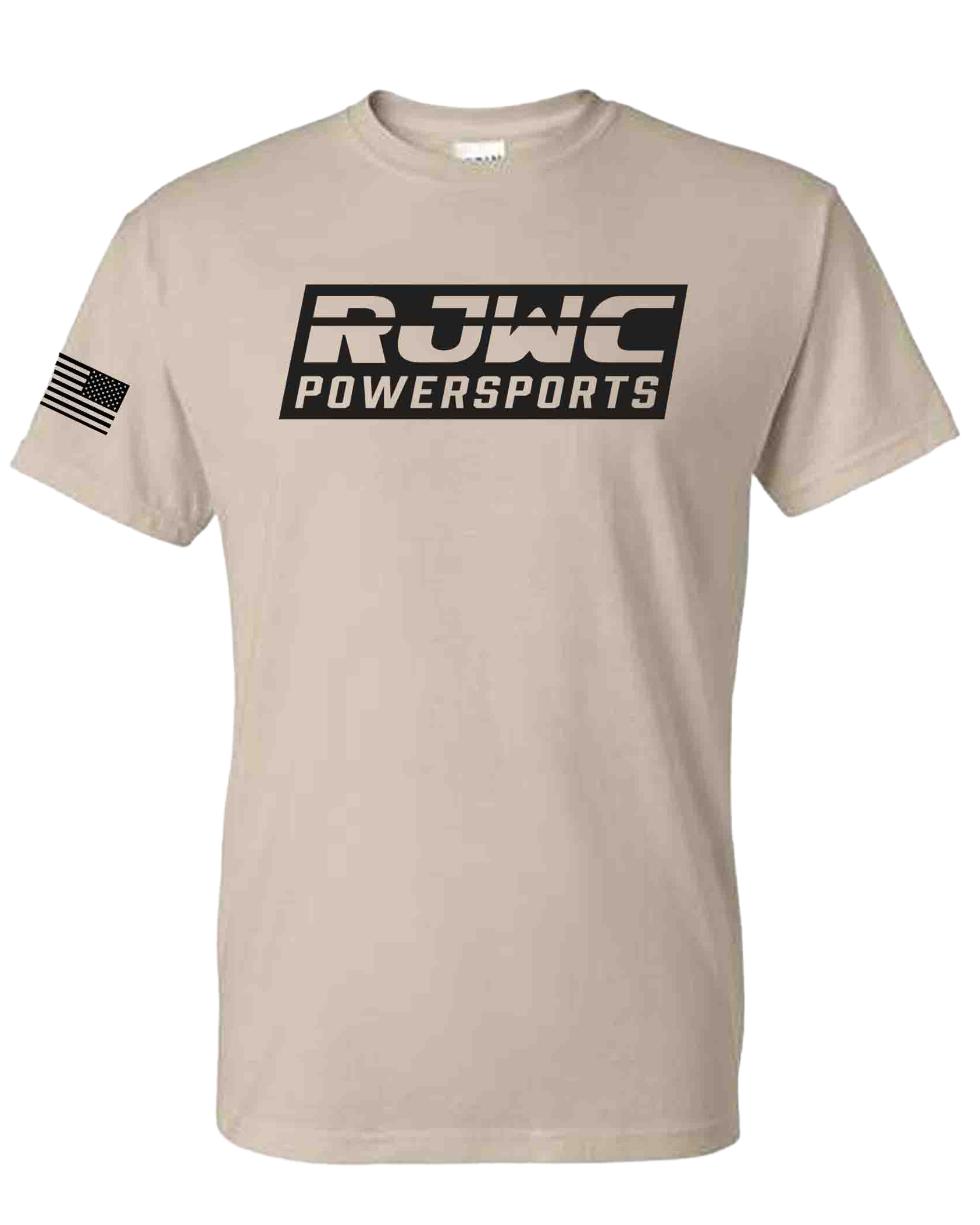 RJWC Solid Logo Performance DryBlend Tee – American Flag Edition